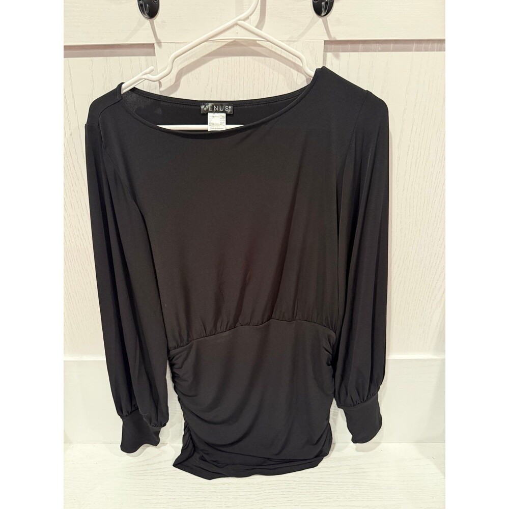 Venus black dressy top size medium